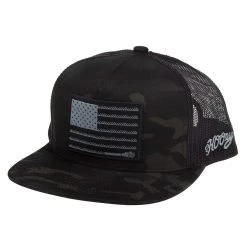 Hooey Men's Liberty Camo Black Cap