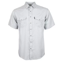 Hooey Men's Sol Grey Short Sleeve Shirt