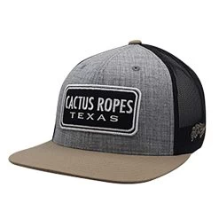 Hooey Cactus Ropes Grey/Black Cap