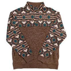 Hooey Men's Stevie Pattern Pullover
