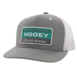 Hooey Western Original Grey Horizon Patch Snapback Cap