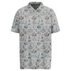 Hooey Mens The Weekender Polo Light Grey With Outdoor