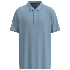 Hooey Mens The Weekender Polo Blue With White Golf Logo Across The Chest