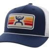 Hooey Sunset Navy/Cream Ball Cap