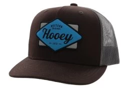 Hooey Boys Brown & Grey Diamond Ball Cap