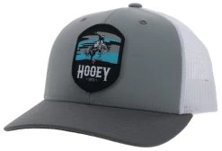 Hooey Cheyenne Grey/White Trucker Ball Cap