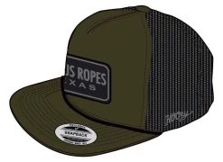 Hooey Cactus Ropes Olive/Black Trucker Ball Cap