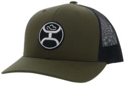 Hooey Primo Olive/Black Trucker Ball Cap