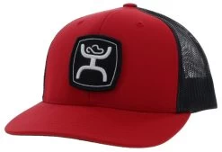 Hooey Zenith Red/Black Trucker Ball Cap