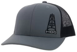 Hooey HOG Grey/Black Trucker Ball Cap