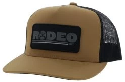 Hooey Rodeo Tan/Black Youth Trucker Ball Cap