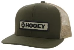 Hooey Lock-Up Olive/Tan Trucker Ball Cap