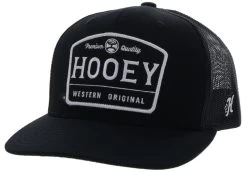 Hooey Trip Black Trucker Ball Cap