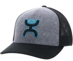 Hooey Mens Coach Charcoal/Black Hat