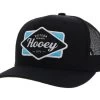 Hooey Mens Diamond Hat Black/White/Blue