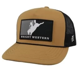 Hooey Mens Wright Brothers Hat Tan/Black