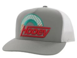 Hooey Men's "Suds" Grey/White 5 Panel Cap