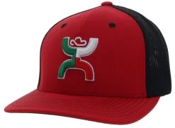 Hooey Boquillas Red/Black FlexFit Ball Cap