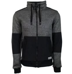 Hooey Mens Full Zip Jacket Charcoal/Black Accents
