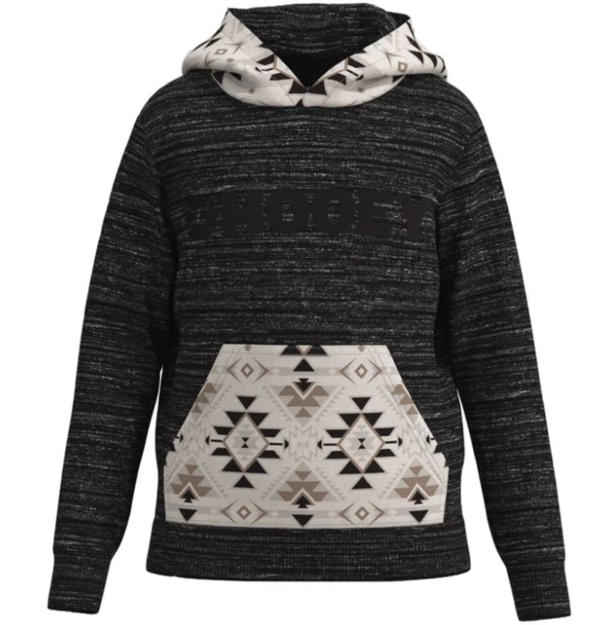 Hooey Mens "Mesa" Aztec/Navy Hoody